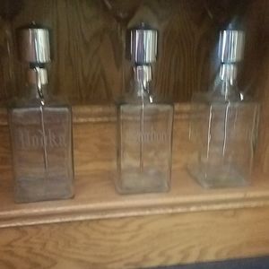 Etched Liquor Dispensers